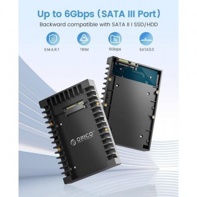 ORICO ADAPTADOR DE BAIA PARA SSD 2.5 PARA 3.5