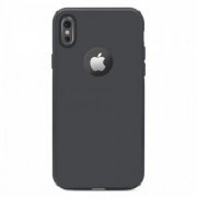 iWill Capa Glass para Apple Iphone X e XS Cinza (Space Gray) em TPU e Vidro Temperado de Alta Resistência
