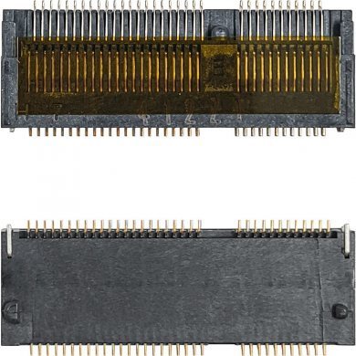 12003-00160400 3x unidades de conector NGFF Key-E 75P 0.5 3.0H STD R/A