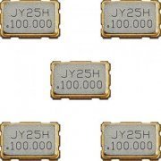 5x Cristal Oscilador 100Mhz JY25H SMD 5032 4 terminais dimensões: 5.0 x 3.2 x 0.90mm 