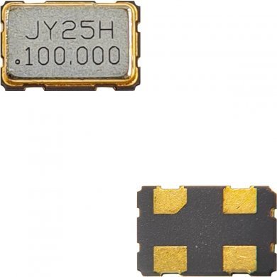 12010310-002 5x Cristal Oscilador 100Mhz JY25H SMD 5032 4 terminais