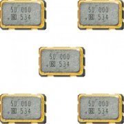 5x Cristal Oscilador 50Mhz E5SB 4 terminais Hosonic dimensões: 5.0 x 3.2 x 0.90mm