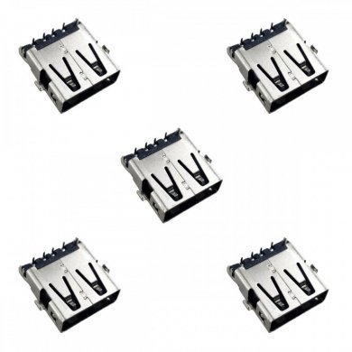12012-00068200-5X Kit 5x conector Aces USB 2.0 4 pinos 0.2CH DIP