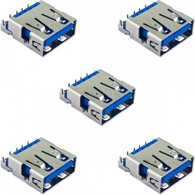 12013-00087800 Conector USB 3.0 9 pinos 0.2CH fêmea (Kit 5x)