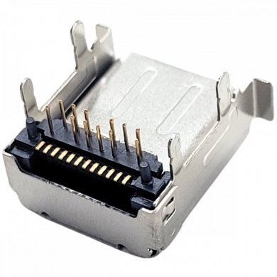 12013-00119800 Conector USB-C 3.1 24P solda placa 90º (Kit 4x und)