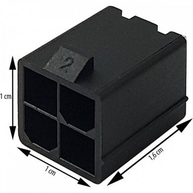 12015-00025000 5x conector 4 pinos EPS ATX PSC para CPU placa mãe