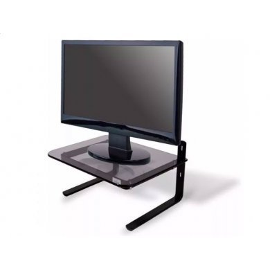 Reliza Suporte Monitor Office com Vidro Fumê