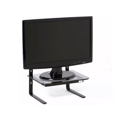 Reliza Suporte Monitor Office com Vidro Fumê