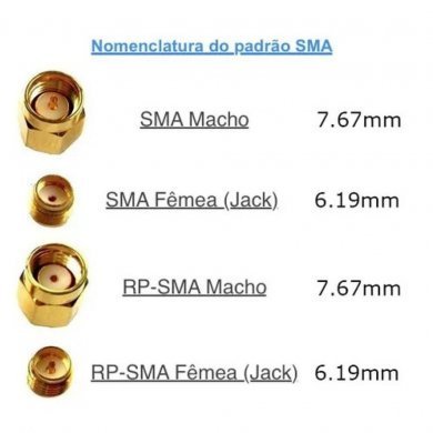 120450909618 Cabo Proprietário RP SMA Macho