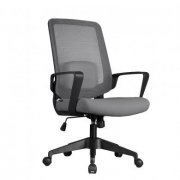 DT3 Cadeira Verana V2 Cinza Suporte até 110kg, Encosto Mesh altamente elástico, Base de nylon com certificação