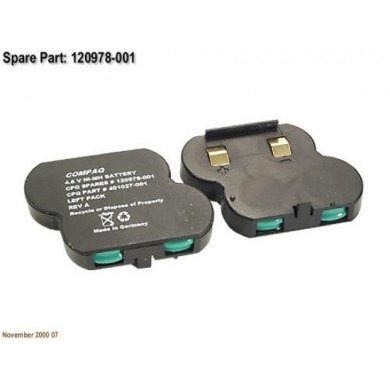 120978-001 Bateria HP 4.8V Battery Backed Write