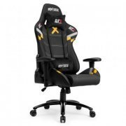 DT3 Sports Cadeira Gamer Elise Rainbow Six Black Ajuste de Altura Suporta até 130kg Reclina até 180 graus e Ro