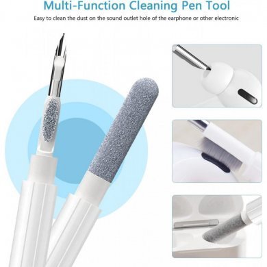 Caneta limpeza de fones de ouvido bluetooth preta