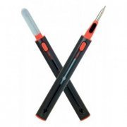 Caneta limpeza de fones de ouvido bluetooth preta 