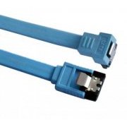 Cabo SATA3 6GBs GIGABYTE 50cm (Kit 2x) 1 Conector em Angulo, SATA 2.0 600MBps (Kit com 2 Cabos de 50cm)