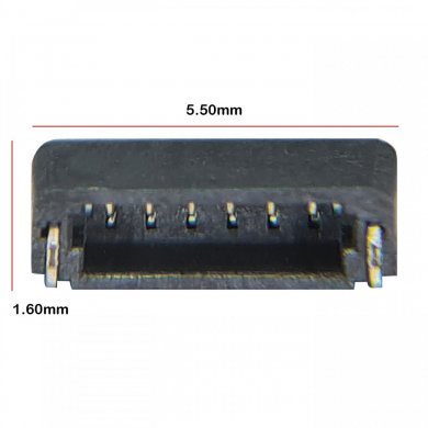 12G171230062 4x conector 6 pinos Pich 0.6mm R/A SMT Aces 50376-00601-001