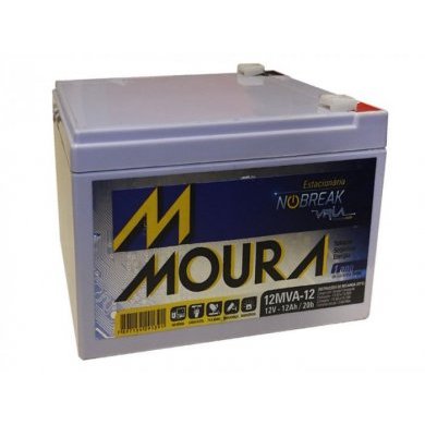 12MVA-12 Moura Clean Moura BATERIA ESTACIONARIA NO-BREAK 12V 12AH