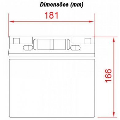 Bateria Moura 12V 18Ah estacionaria selada VRLA AGM