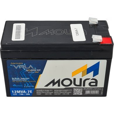 12MVA-7 Moura Clean bateria estacionaria no-break 12V 7Ah