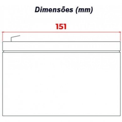 12MVA-7 Moura Clean bateria estacionaria no-break 12V 7Ah