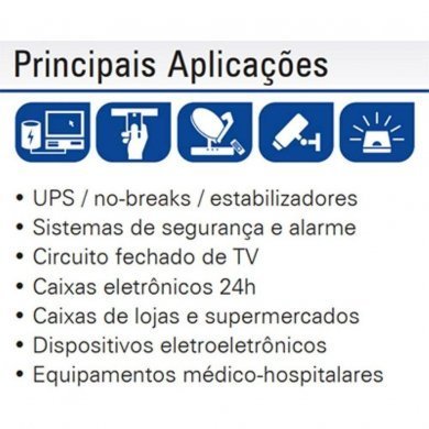12MVA-7 Moura Clean bateria estacionaria no-break 12V 7Ah