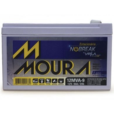 12MVA-9 Moura Clean Moura bateria estacionaria no-break 12V 9AH
