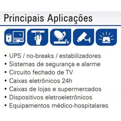12MVA-9 Moura Clean Moura bateria estacionaria no-break 12V 9AH