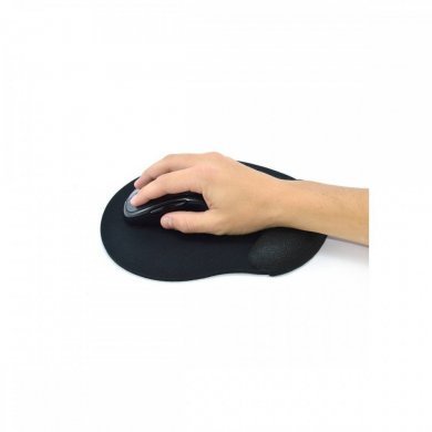 13859-PRETO Mousepad ergonômico com apoio de pulso em gel