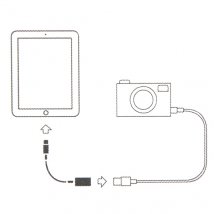 Cabo USB OTG para Conector 8 Pinos Apple