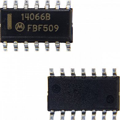 14066B Ci Analog Switch Quad 4x SPST SOIC14 (Kit 10x)