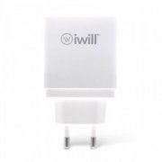 iWill Carregador de Parede 18W USB 3.0 QC Quick Charge Carregamento Rápido com 1 Saída USB