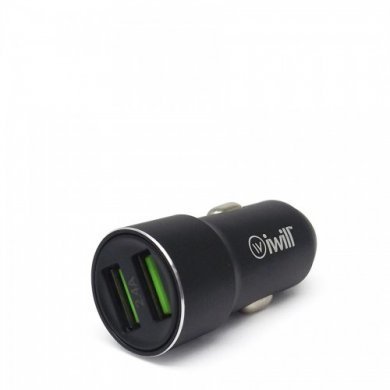 1414 iWill Carregador Veicular 2 Saídas USB 12W