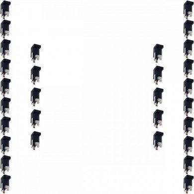 Conector DCJ-36 DC jack fêmea THT (Kit 30x und)