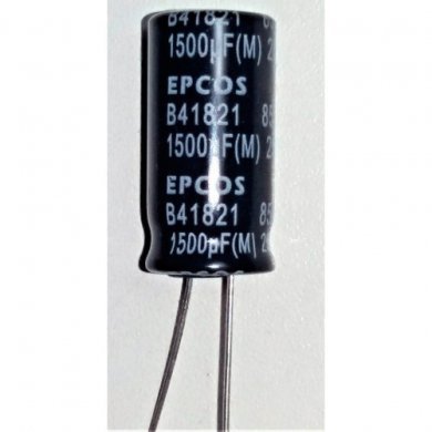1500X6.3-10X20-EPCOS Epcos Capacitor Eletrolico Aluminio 1500uf 6.3V