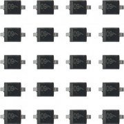 20x Diodo Zener 4.7V 300mW MM3Z4V7 MM3Z4V7T1G SOD-323-2 marcação no componente: 09