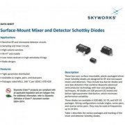 5x Diodo Schottky SMS7630 misturador detector de RF Ls=1.5nH SOT-23 (marcação de lote: XD8)