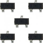 5x Diodo Schottky SMS7630 misturador detector de RF Ls=1.5nH SOT-23 (marcação de lote: XD8)