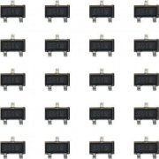 20x Transistor BCW66KG BCW66KGE6327 NPN 45V 0.8A 170MHz 500mW SOT-23-3 (marcação no componente: EG S 6D)