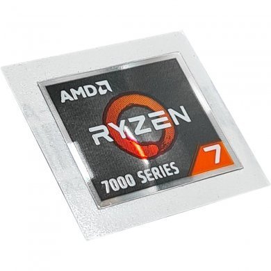 15100-20466000 Etiqueta original selo adesivo AMD Ryzen 7 7000 Series