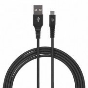 iWill Cabo USB-C para USB Hard Cable em Nylon Cor Preto, 1,2m de comprimento