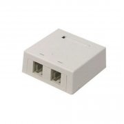CAIXA SUPERFICIE 02 PORTAS BRANCO AMP COMMSCOPE