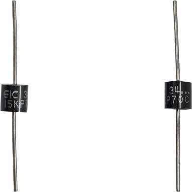 15KP70C 20x unidades de Diodo ESD TVS Diodes 70V 15 kW P600-2