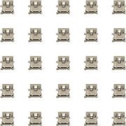 25x conector mini USB A 2.0 5 pinos femea SMD 