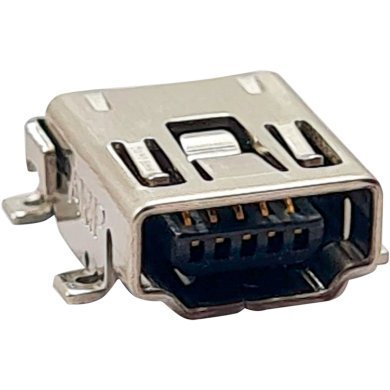 1734327-2 25x conector mini USB A 2.0 5 pinos femea SMD