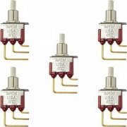 Kit 5x botão de pressão APEM SPDT 3T ON/ON 