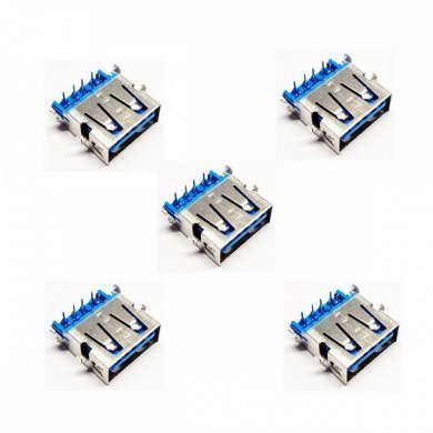 18-35691-1A63-0-KIT5X Kit 5x conector USB 3.0 9 pinos 90D DIP T-CONN