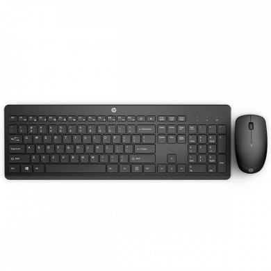 18H24AA HP kit mouse teclado HP-230 sem fio preto ABNT2