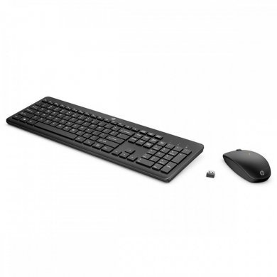 HP kit mouse teclado HP-230 sem fio preto ABNT2