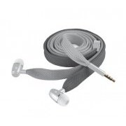 Fone de Ouvido Trust Lace In-Ear Cinza com Microfone