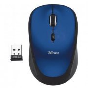 Trust Mouse YVI 2.4GHz Sem fio Azul 1600 DPI receptor